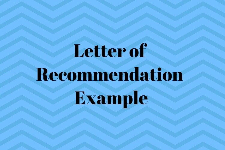 How to write letter of recommendation